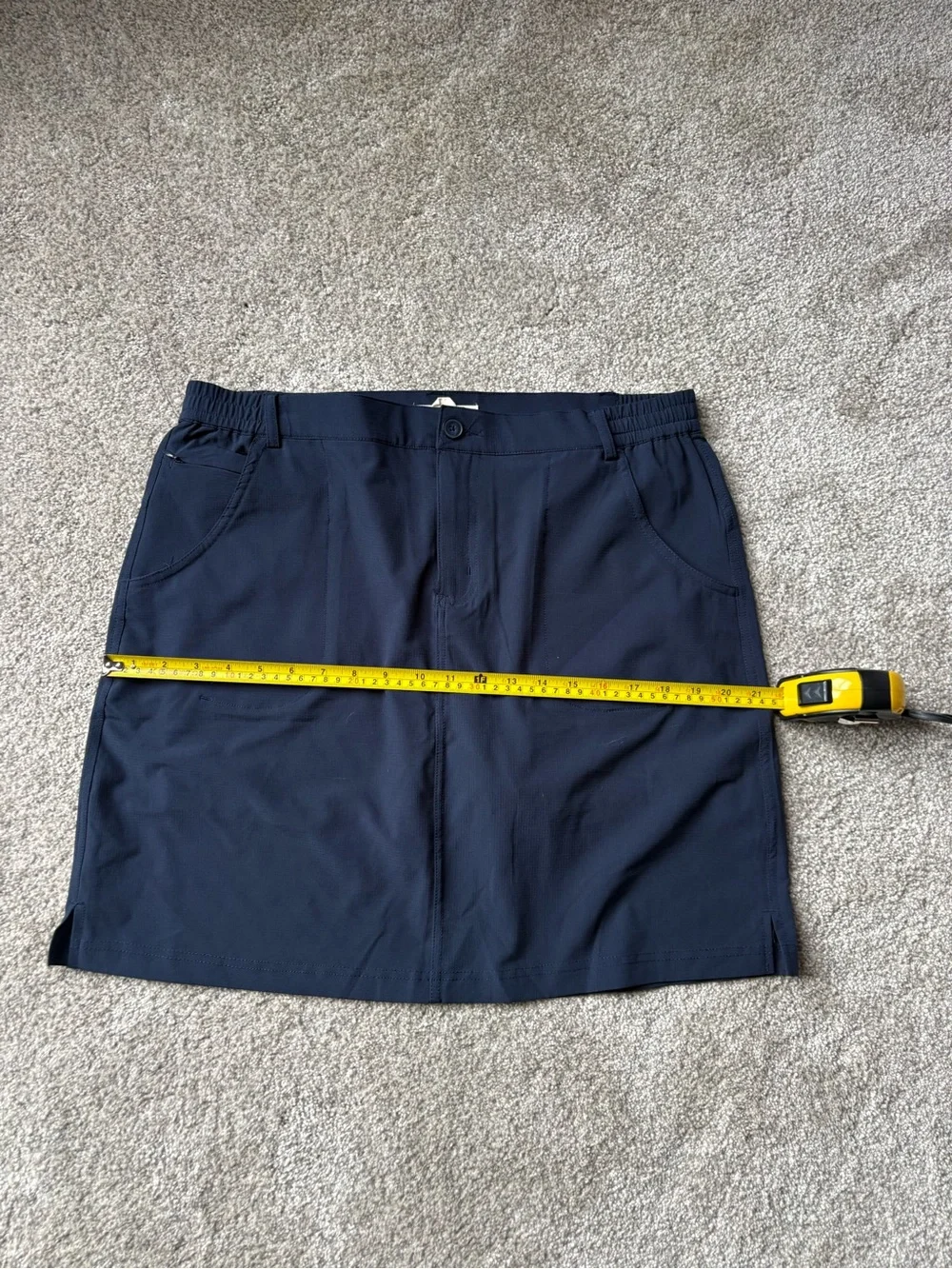 Tilley Women's Navy Flat-Front Skort — Classic Everyday Style